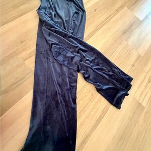 Navy Velour Pants